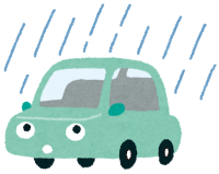 雨の日の運転に注意